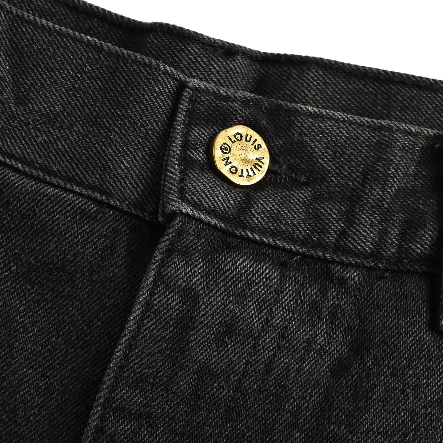 Louis Vuitton/Louis Vuitton presbyopic embossed jeans